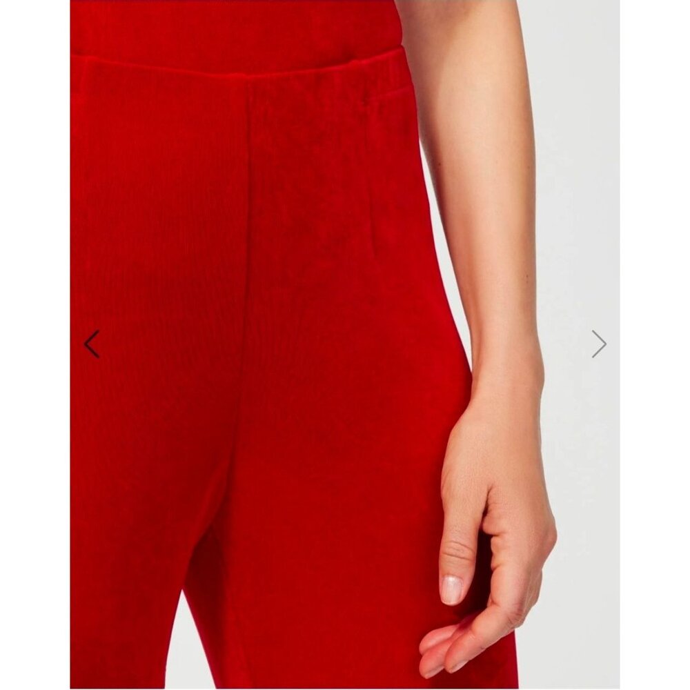 Chicos Travelers No Tummy Slinky Red Pants, NWT, Sz 3P, Sz 16P/18P - Picture 3 of 9